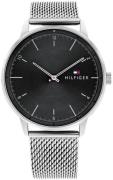 Tommy Hilfiger Miesten kello 1791842 Hendrix Musta/Teräs Ø43 mm