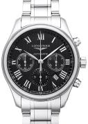 Longines Miesten kello L2.759.4.51.6 Master Musta/Teräs Ø42 mm