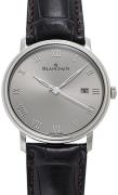 Blancpain Miesten kello 6651-1504-55A Villeret Harmaa/Nahka Ø40 mm