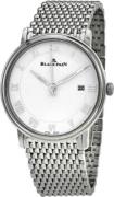 Blancpain Miesten kello 6651-1127-MMB Villeret Valkoinen/Teräs Ø40