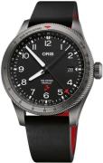 Oris Miesten kello 01 798 7773 4284 HB-JWA-Set Propilot Musta/Nahka