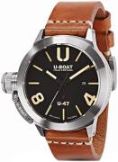 U-Boat Miesten kello 8105 Classico Musta/Nahka Ø47 mm