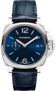 Panerai PAM01274 Luminor Due Sininen/Nahka Ø42 mm