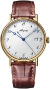 Breguet Miesten kello 5177BA-29-9V6 Classique Valkoinen/Nahka Ø38 mm