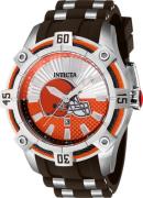 Invicta Miesten kello 42075 NFL Punainen/Teräs Ø52 mm