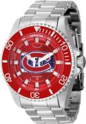 Invicta Miesten kello 42261 NHL Punainen/Teräs Ø47 mm