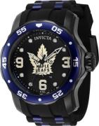 Invicta Miesten kello 42648 NHL Musta/Teräs Ø48 mm