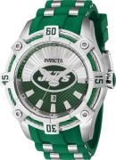 Invicta Miesten kello 43325 NFL Vihreä/Teräs Ø52 mm