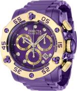 Invicta Miesten kello 38702 Reserve Violetti/Teräs Ø52.5 mm