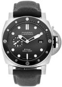 Panerai Miesten kello PAM01288 Submersible Harmaa/Tekstiili Ø44 mm