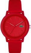 Lacoste 12.12 Miesten kello 2011173 Punainen/Muovi Ø42 mm