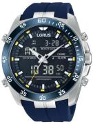 Lorus Miesten kello RW617AX5 Sports Musta/Muovi Ø46 mm