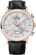 Edox Miesten kello 10501-37R-AIR Les Bemonts Hopea/Nahka Ø42 mm