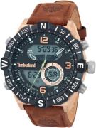 Timberland Miesten kello TDWGD2103203 Durham Musta/Nahka Ø48 mm