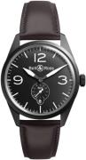 Bell & Ross Miesten kello BRV123-BL-CA-SCA BR 123 Musta/Nahka