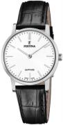 Festina Naisten kello F20013-1 Valkoinen/Nahka Ø29 mm