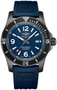 Breitling Miesten kello M17368D71C1S2 Superocean Ii 46 Sininen/Kumi