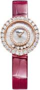 Chopard Naisten kello 205369-5001 Happy Diamonds Valkoinen/Nahka