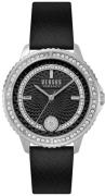 Versus by Versace Naisten kello VSPLM3321 Montorgueil Musta/Nahka