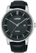 Lorus Miesten kello RH981NX9 Classic Musta/Nahka Ø42 mm