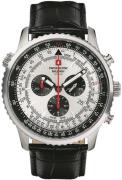 Swiss Alpine Military Miesten kello 7078.9538 Classic Hopea/Nahka