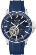 Bulova Miesten kello 96A303 Marine Star Sininen/Kumi Ø45 mm