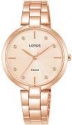 Lorus Naisten kello RG240VX9 Ladies Pinkki/Punakultasävyinen Ø32 mm