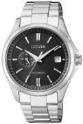 Citizen Miesten kello NP3021-54E Musta/Teräs Ø40 mm