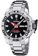 Festina Miesten kello F20665-4 The Original Diver Musta/Teräs Ø46.3