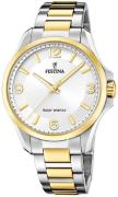 Festina Miesten kello F20657-1 Classic Hopea/Kullansävytetty teräs