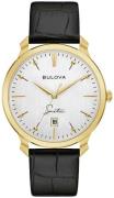 Bulova Miesten kello 97B204 Sinatra Hopea/Nahka Ø41 mm