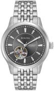 Bulova Miesten kello 96A190 Window Harmaa/Teräs Ø40 mm