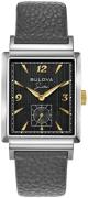 Bulova Miesten kello 98A261 Sinatra Musta/Nahka