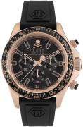 Philipp Plein Miesten kello PWVAA0623 Street Couture Musta/Kumi Ø43