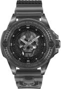 Philipp Plein Miesten kello PWWAA0523 The Skull Musta/Kumi Ø44 mm