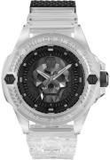 Philipp Plein Miesten kello PWWAA0423 The Skull Musta/Kumi Ø44 mm