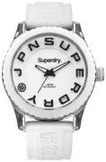 Superdry Naisten kello SYL146W Classic Valkoinen/Kumi Ø39 mm