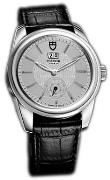 Tudor Miesten kello 57000-SIDSBLSP Glamour Double Date Hopea/Nahka