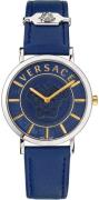 Versace Naisten kello VEK400121 Sininen/Nahka Ø36 mm