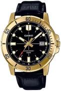 Casio Miesten kello MTP-VD01GL-1EVUDF Classic Musta/Nahka Ø45 mm