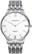 Viceroy Miesten kello 471301-03 Classic Valkoinen/Teräs Ø40 mm