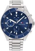 Tommy Hilfiger Miesten kello 1791917 Larson Sininen/Teräs Ø46 mm