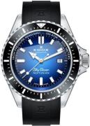 Edox Miesten kello 80120-3NCA-BUIDN Skydiver Sininen/Kumi Ø44 mm