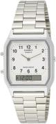 Casio Miesten kello AQ-230A-7BMQ Quartz Valkoinen/Teräs