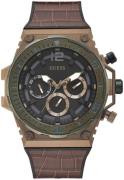 Guess Miesten kello GW0326G2 Venture Harmaa/Kumi Ø48 mm