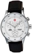 Swiss Military by Chrono Miesten kello 30052.04 Classic Hopea/Nahka