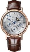 Breguet Miesten kello 5327BR-1E-9V6 Classique Hopea/Nahka Ø39 mm