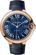 Cartier Miesten kello WGBB0036 Ballon Bleu De Sininen/Nahka Ø42 mm