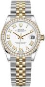 Rolex Naisten kello 278383RBR-0002 Datejust 31 Valkoinen/18K