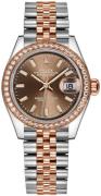 Rolex Naisten kello 279381RBR-0017 Lady-Datejust 28 Ruskea/18K